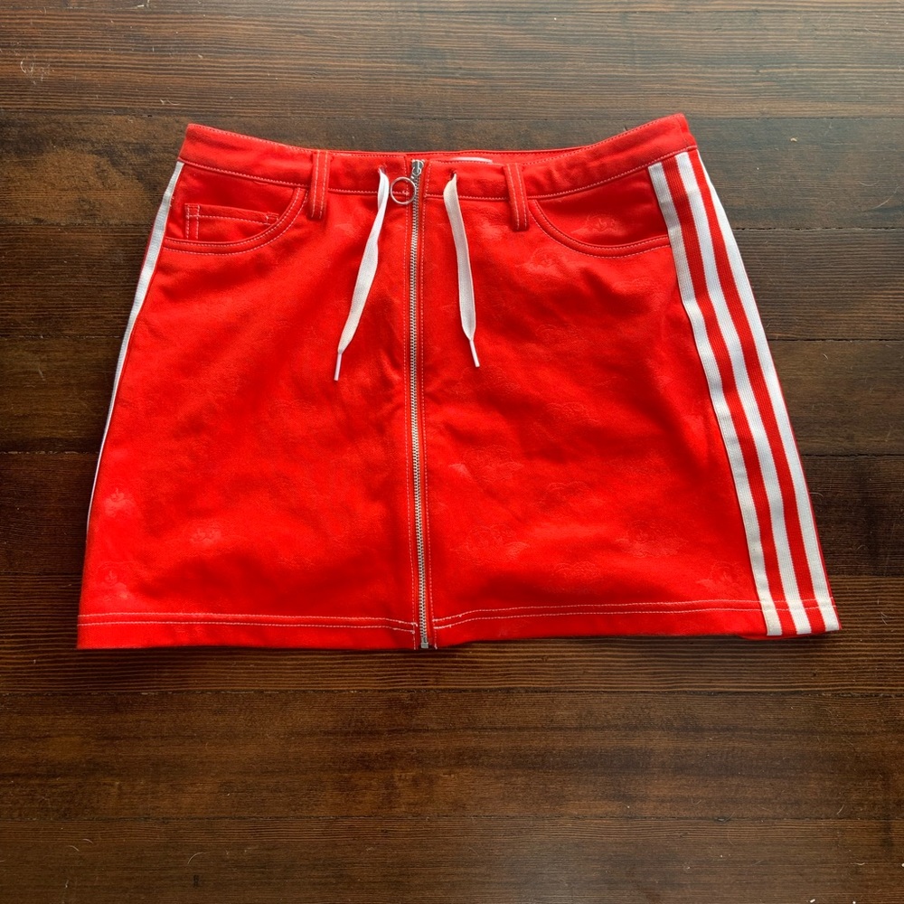 Fiorucci x Adidas Red Track Skirt